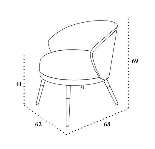 LILI CLUB ARMCHAIR