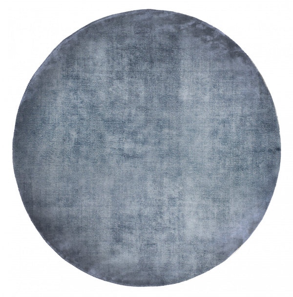 LINEN ROUND DARK BLUE